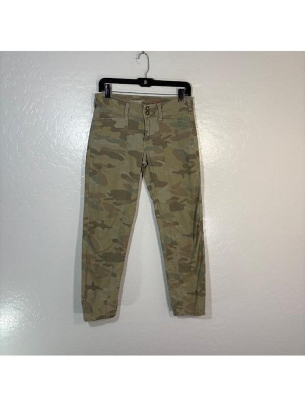 Pilcro Pants Womens 25 Camo The Wanderer Stretch Ankle Crop Anthropologie